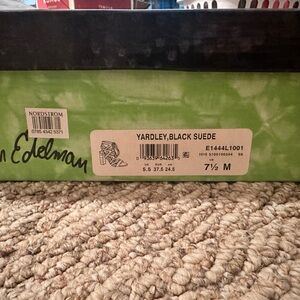 Sam Edelman Black Suede Yardley Shoes